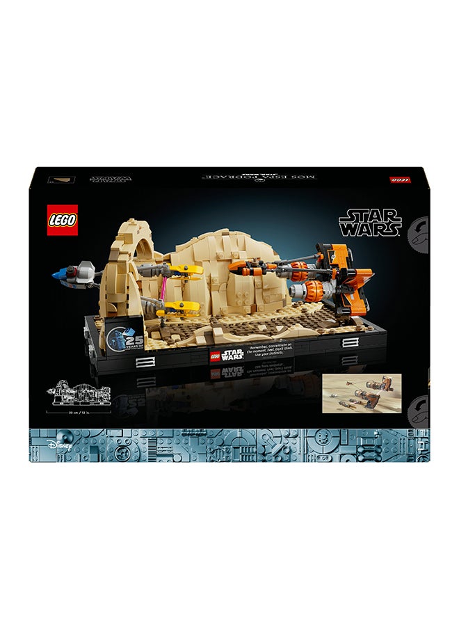 LEGO 75380 حرب النجوم: تهديد الشبح سباق موس إيسبا نموذج ديوراما، مجموعة نموذج قابل للبناء، مجموعة هدايا قابلة للتجميع للبالغين، تتضمن سباق أنكين سكاي ووكر، مشهد مبني من الطوب للعرض (718 قطعة)  - Image 2