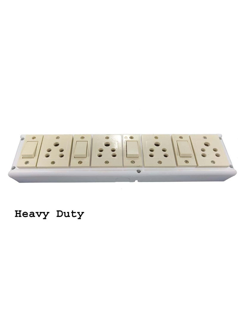 Generic 6A Electrical Extension Cords 4 Socket with Separate switches Heavy Duty 3 Mter Cord  - Image 3
