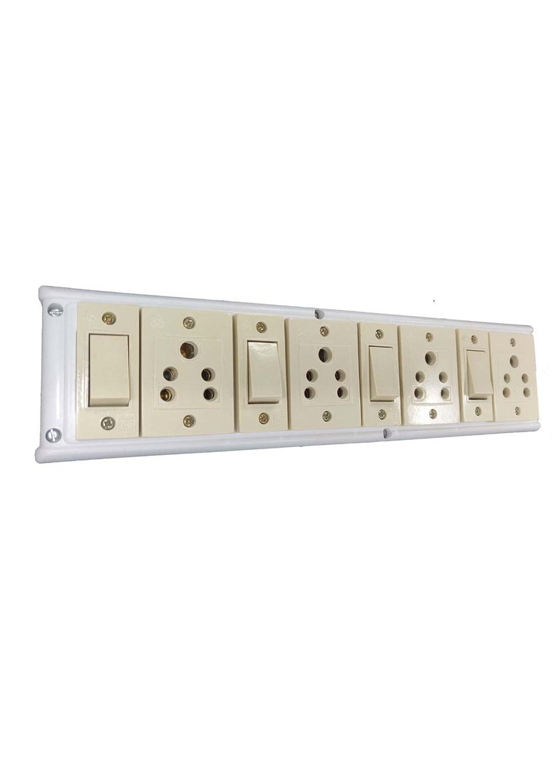 Generic 6A Electrical Extension Cords 4 Socket with Separate switches Heavy Duty 3 Mter Cord  - Image 2