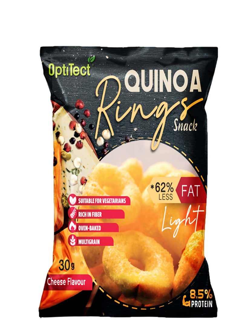 OptiTect Optitect Quinoa Rings Snack, Cheese, 30 Gm 