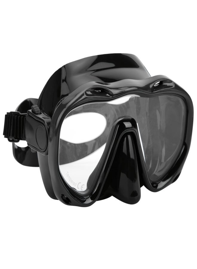 Whale Adult Diving Goggles Face Shield Glasses Silicone Eye Protector Snorkeling EquipmentsMK‑901 Black - Image 2