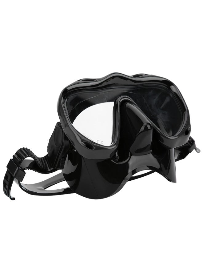 Whale Adult Diving Goggles Face Shield Glasses Silicone Eye Protector Snorkeling EquipmentsMK‑901 Black - Image 3