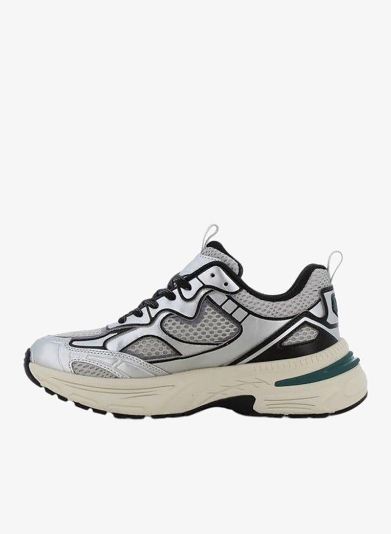 SJ Women's Panelled Lace-Up Sneakers - Image 5