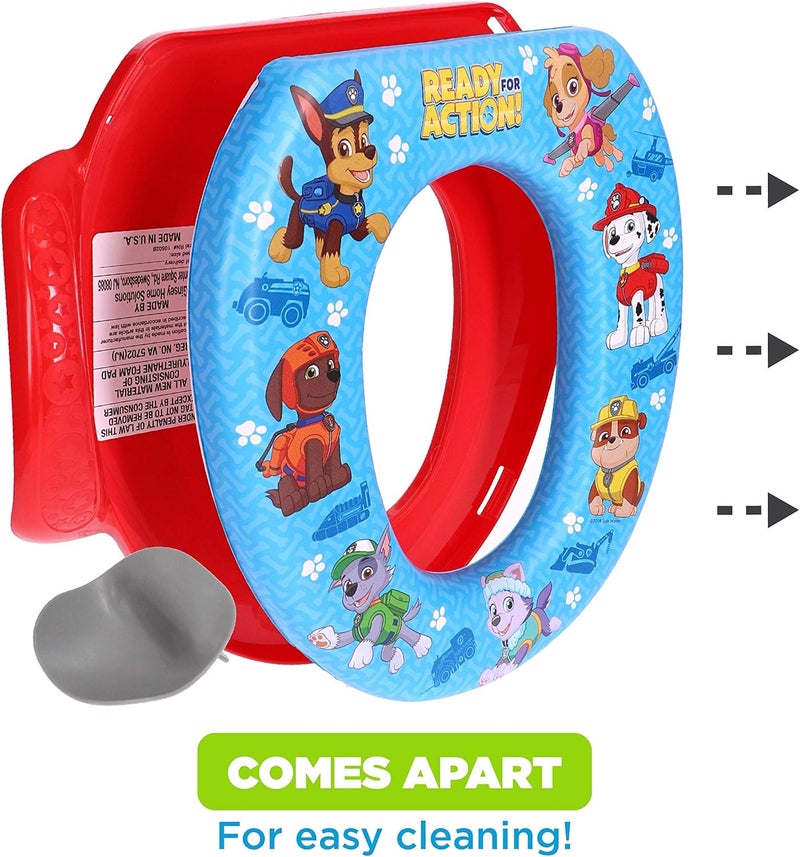 Nickelodeon PAW Patrol 'Rescue Pups' Soft Potty Seat and Potty Training Seat - Soft Cushion, Baby Potty Training, Safe, Easy to Clean - Image 3