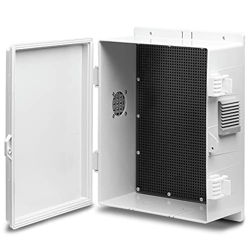 Namunanee Outdoor Electrical Junction Box, ABS Water Resistant Enclosure with Internal Mounting Panel & Hinged Cover, 9.2" H* 7" L* 4.6" W - Image 1