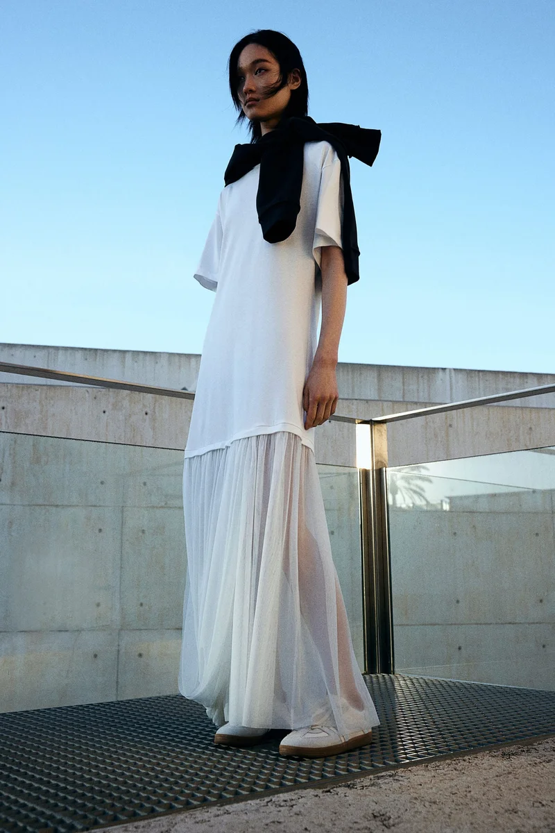 H&M T-Shirt Tulle Dress