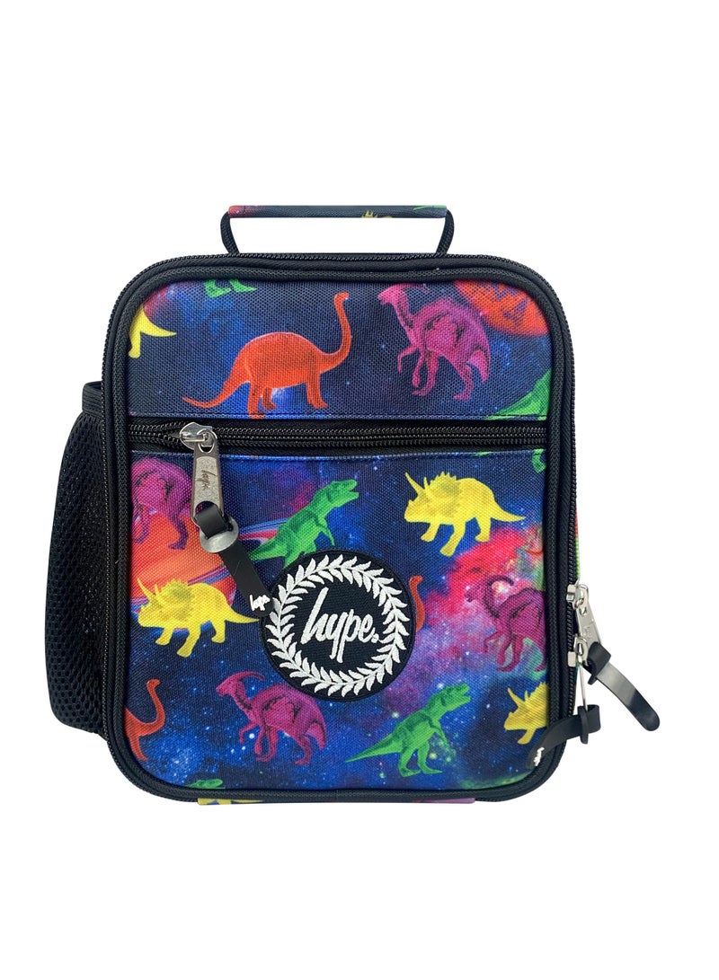 HYPE Kids Lunch Bag Space Dinosaurs - 4.5L Insulated Lunch Box with Thermal PVC Lining - Image 1