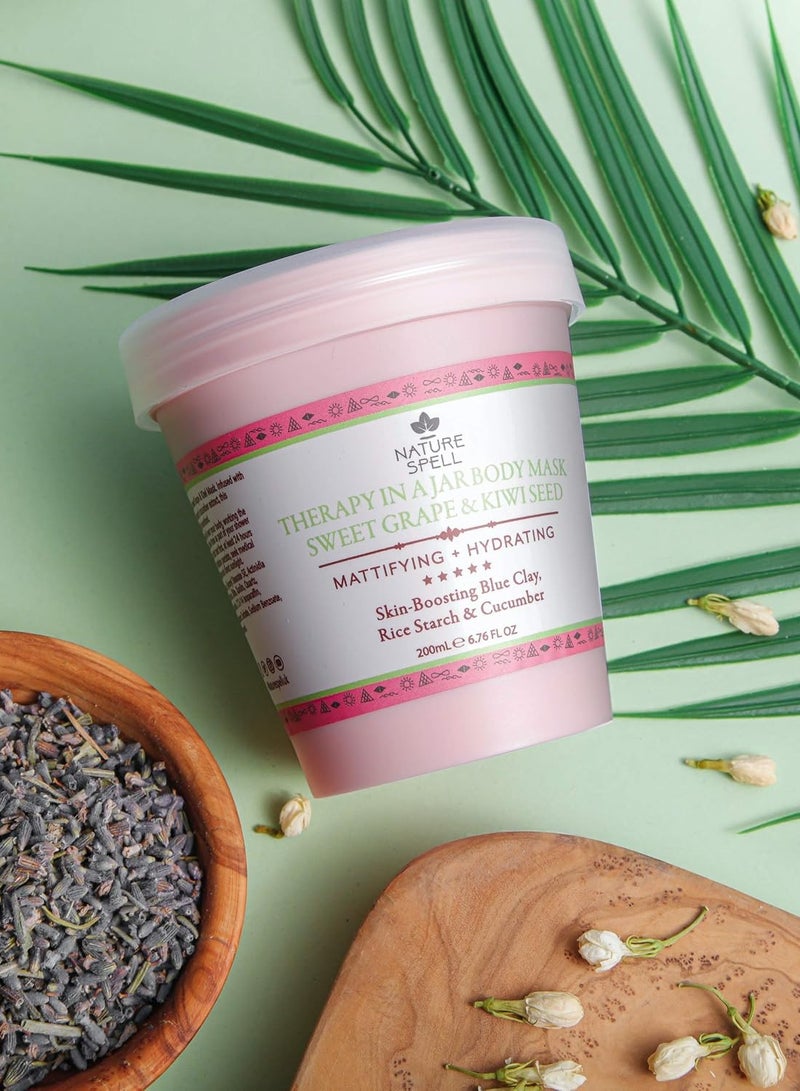 نايتشر سبيل نيتشر سبيل ماسك الجسم بالعنب الحلو وبذور الكيوي – ترطيب وتنقية البشرة 200 مل - Image 4