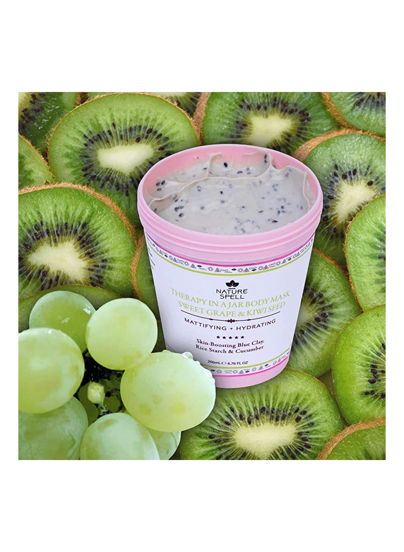 نايتشر سبيل نيتشر سبيل ماسك الجسم بالعنب الحلو وبذور الكيوي – ترطيب وتنقية البشرة 200 مل - Image 2