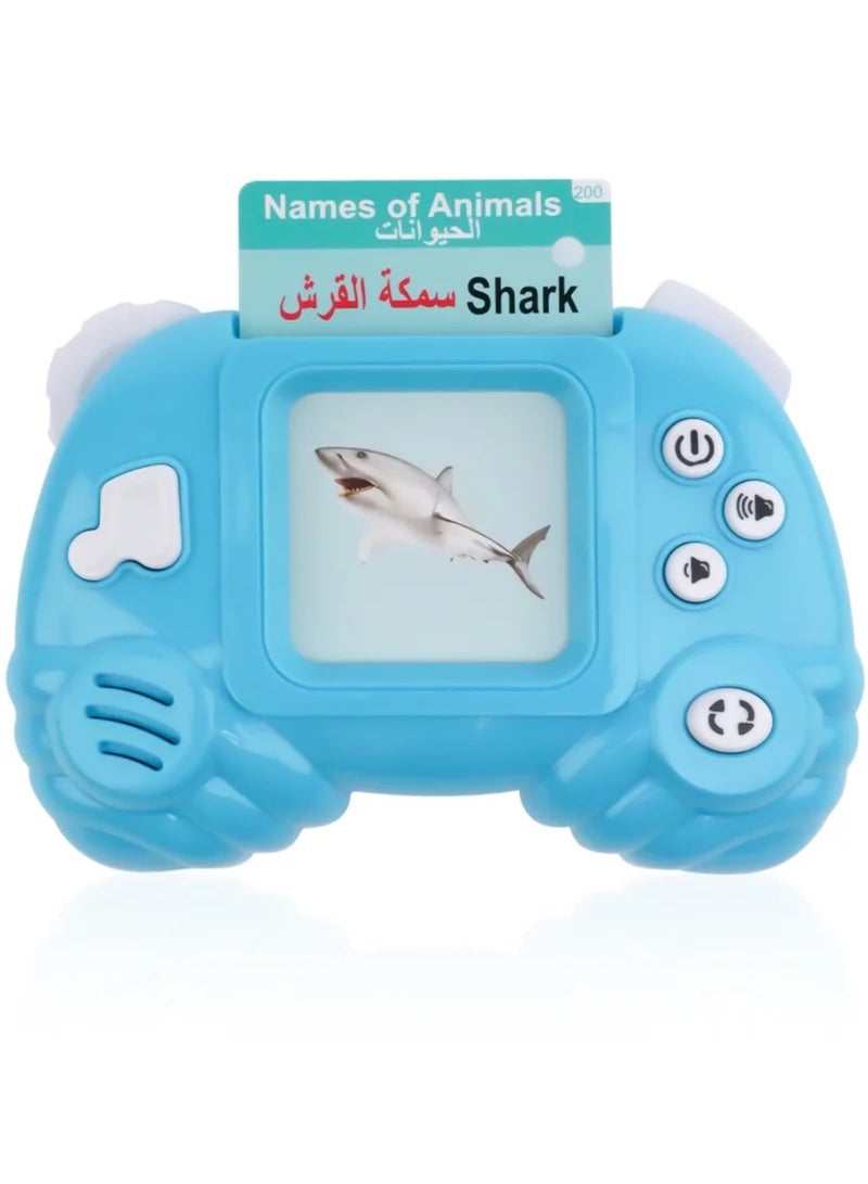 English-Arabic Flash Cards Learning Machine for Toddlers | 198 Cards, 396 Words | Educational Toy for 3-6 Year Old  Speech Therapy, Word Games, Early Education  - Image 2