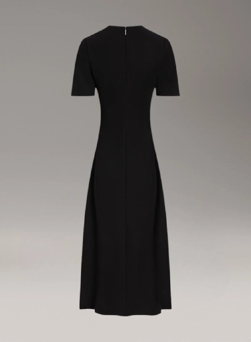 CALVIN KLEIN Crepe Midi Dress - Image 5