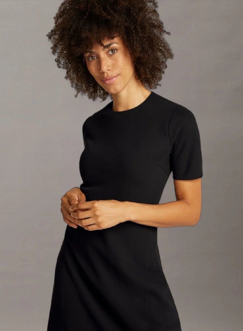 CALVIN KLEIN Crepe Midi Dress - Image 3