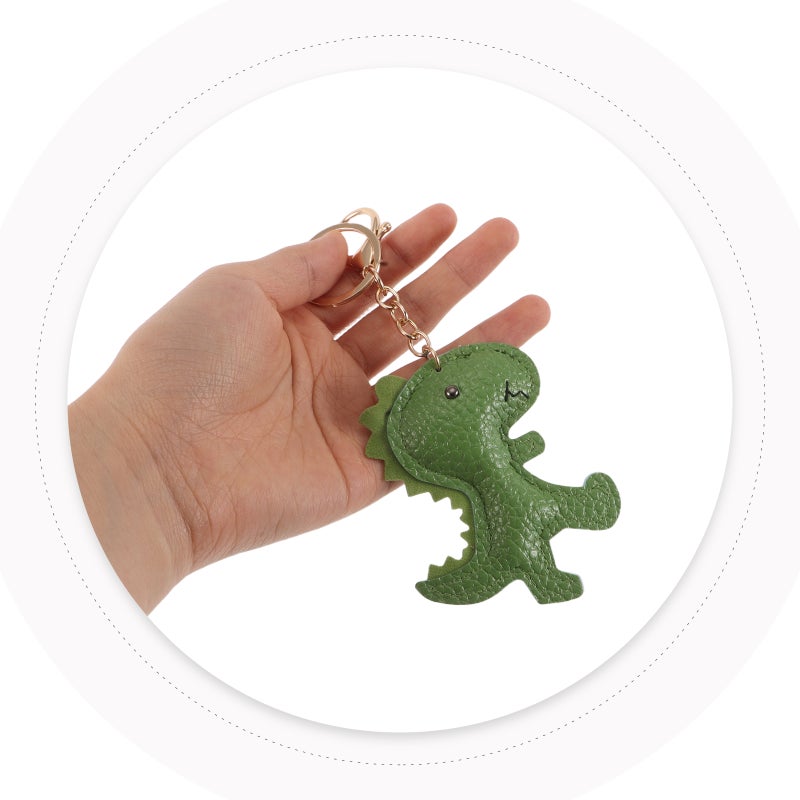 Dinosaur Keychain: Funny Bag Charm For Kids Adults - Pu Animal Key - Cute Backpacks Pendant - Purses Car Keys Birthday Accessories - Image 2