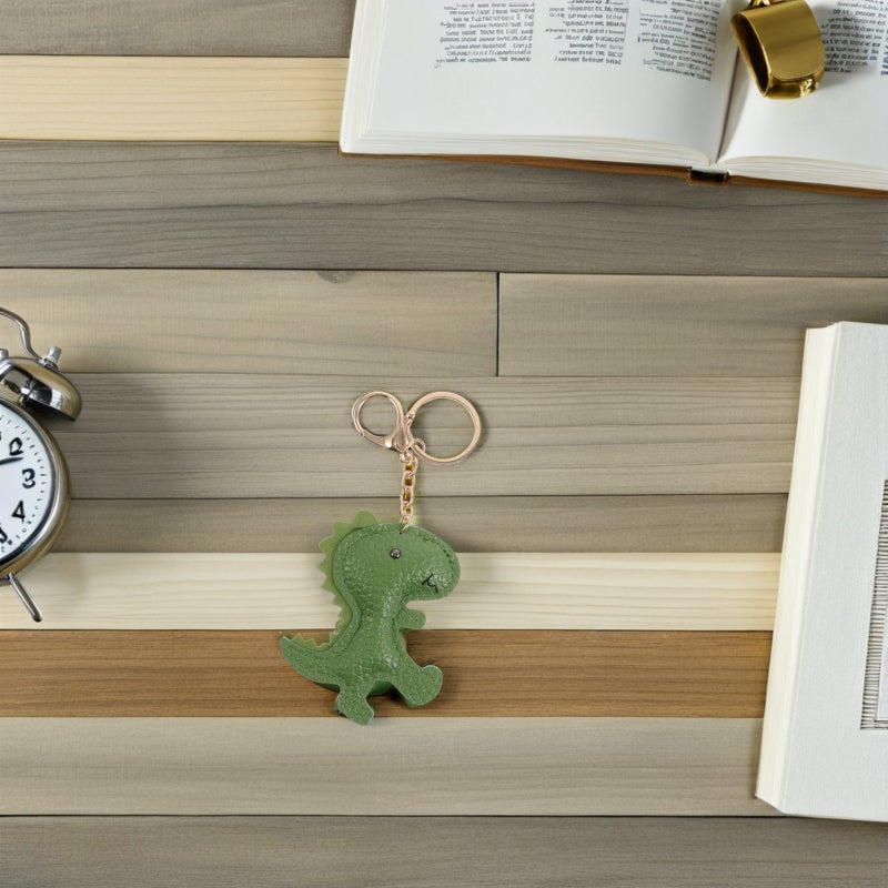 Dinosaur Keychain: Funny Bag Charm For Kids Adults - Pu Animal Key - Cute Backpacks Pendant - Purses Car Keys Birthday Accessories - Image 3