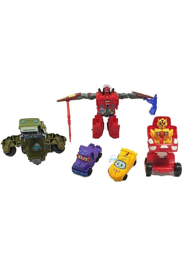 2 In1 Pull Back Toy Car Jeep Truck & 2 Car To Robot Toy For Kids Toy Vehicle For 3+ Year Old Boys & Girls (Random Color; 5 Unit) - pzsku/Z766C5A33EBB10CD07439Z/45/_/1692272476/4750bdeb-3b5a-4912-ab32-e74f5ebe3f08