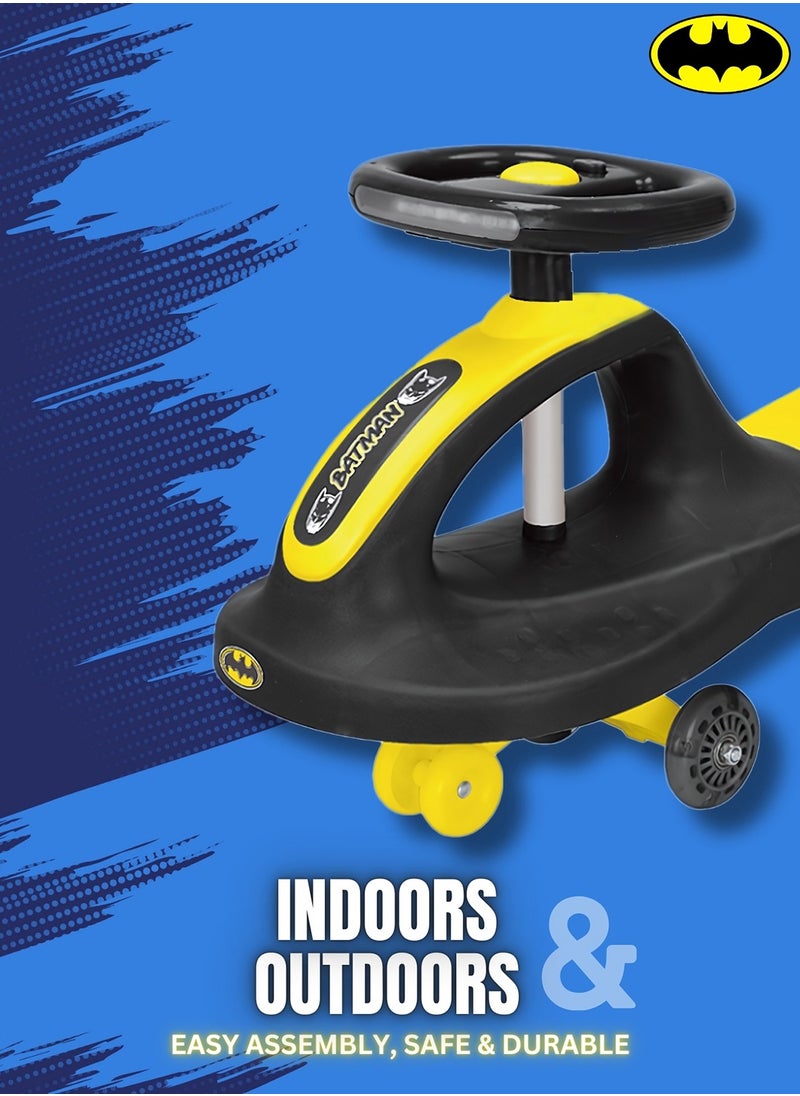 Batman - Batman Plasma Swing Car for Ages 3+ Years (Black/Yellow) - Image 1