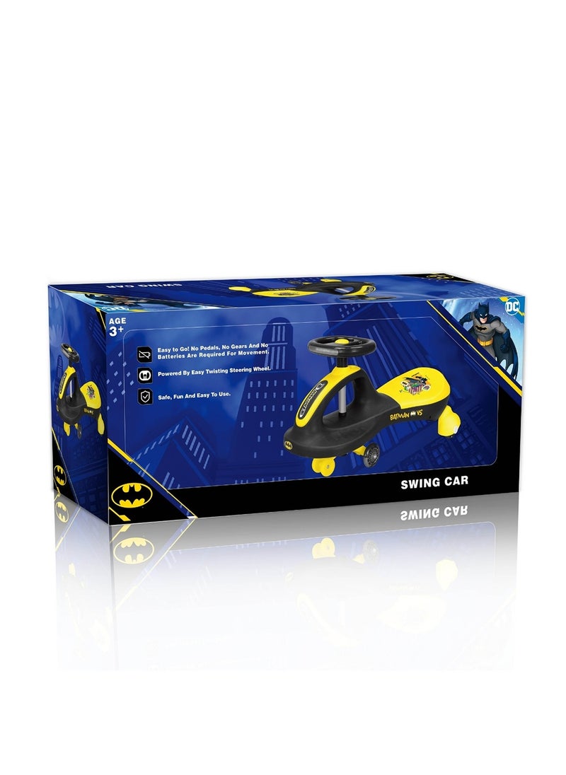 Batman - Batman Plasma Swing Car for Ages 3+ Years (Black/Yellow) - Image 1