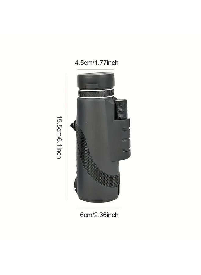 8x42 HD Monoscope With Mobile Phone Clip And Tripod For Outdoor Sports - Image 4