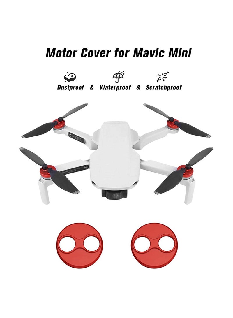 DJI Mavic Mini Drone Motor Protection Cover Red for Propeller Blade Bundle - Image 3