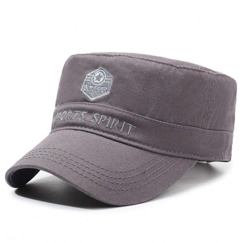Style Flat Top Hat Casual Men'S Hat Fashionable Simple Four Seasons Men'S Breathable Cap British Style Lightweight - Image 1