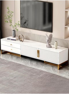 Modern Wood TV Stand, TV Entertainment Center with Drawer and Shelf Storage - Versatile Cabinet Table for Living Room, Media Console with Ample Storage Space, Modern Design TV Unit 120x30x40 CM