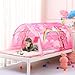 CRAWLBO Kids Bed Tent Twin Beds Cartoons Wonder Play Tents Boys Girls Ventilated Indoor Play Tent Children Promotes Independent Play Stimulates Imagination SetUp Playhouse Castle - Image 3