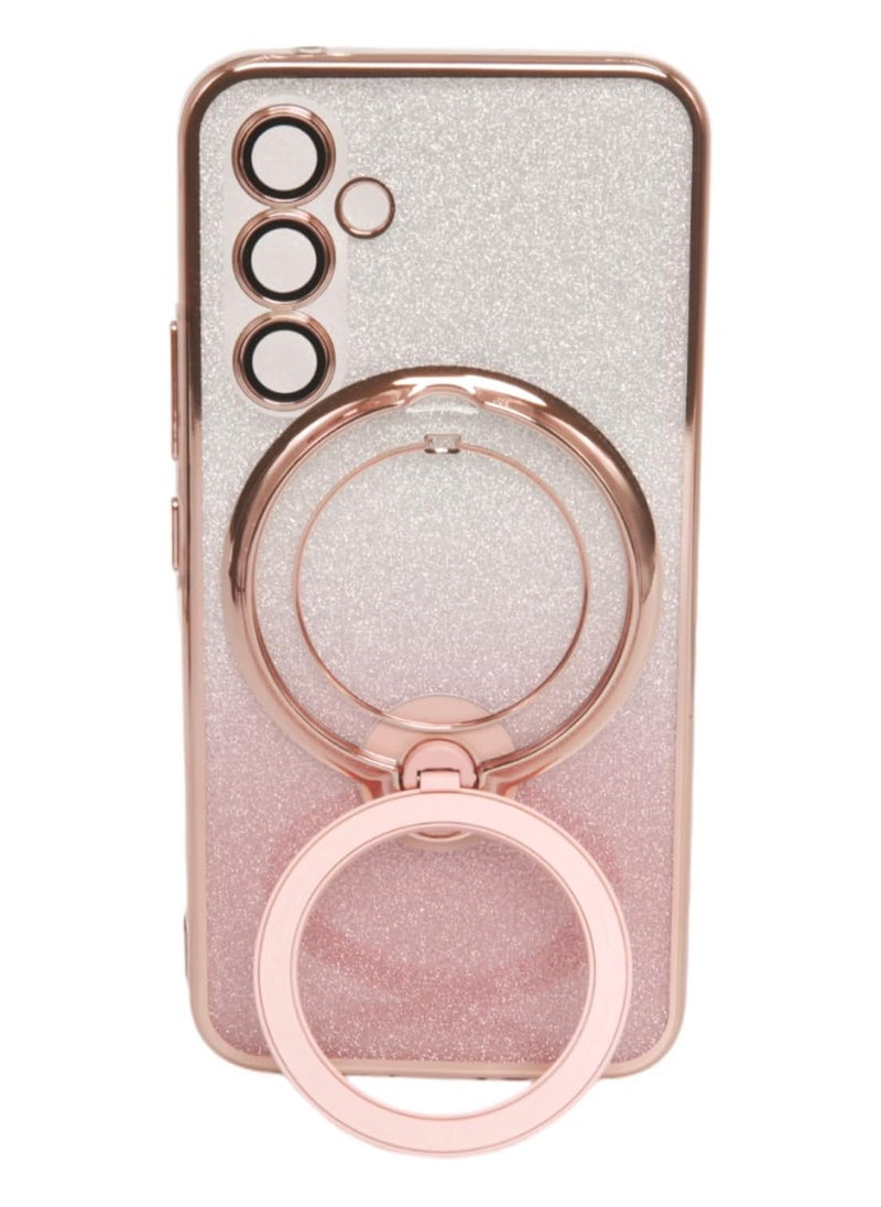 LIMITLESS Case for Samsung Galaxy A54 Compatible with Magnetic Case, Back Protector Cover Slim Fit Soft, Scratch-Resistant Phone, Magnetic Non-Yellowing, Shockproof Case, Pink Gradient  - Image 1
