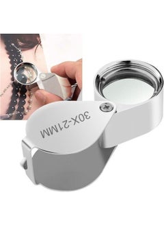 Neler Geldi Neler What's New Mini Portable Loupe Magnifier 30X21MM Jeweler Type Magnifier Jevelers Loupe Diamond Magnifier  - Image 1