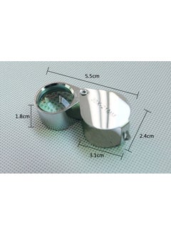 Neler Geldi Neler What's New Mini Portable Loupe Magnifier 30X21MM Jeweler Type Magnifier Jevelers Loupe Diamond Magnifier  - Image 3