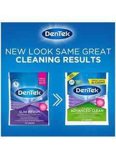 Dentek Slim Brush Interdental Cleaners Slim Brush For Extra Tight Spaces 32Count 1Pack  - Image 2