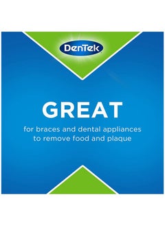 Dentek Slim Brush Interdental Cleaners Slim Brush For Extra Tight Spaces 32Count 1Pack  - Image 3