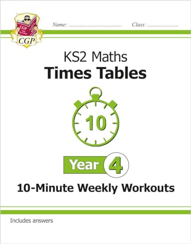 Ks2 Maths Times Tables 10Minute Weekly Workouts Year 4