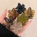 TEBIEKOY 6 Pcs Small Flower Hair Claw Clips for Women, Cute Hair Claw Clips for Womens Hair Hawaiian Flower Non Slip Hair Barrettes Hair Accessories - Image 2