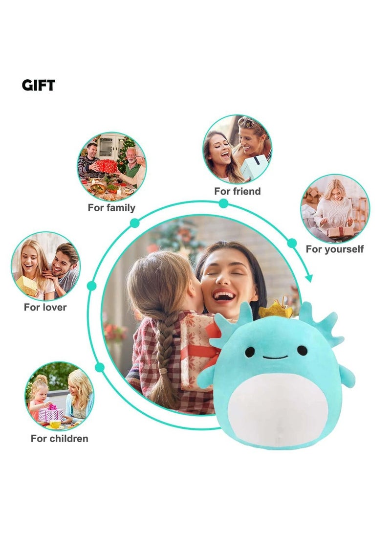 SYOSI Stuffed Animal Plush Doll, 30CM Lovely and Soft Plush Pillow, Collectable Plush Pillows for Kids Birthdays, Gift (Blue)  - Image 4