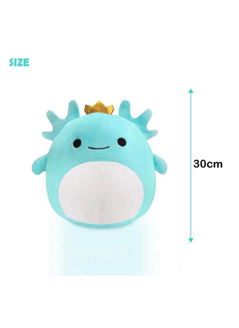 SYOSI Stuffed Animal Plush Doll, 30CM Lovely and Soft Plush Pillow, Collectable Plush Pillows for Kids Birthdays, Gift (Blue)  - Image 5