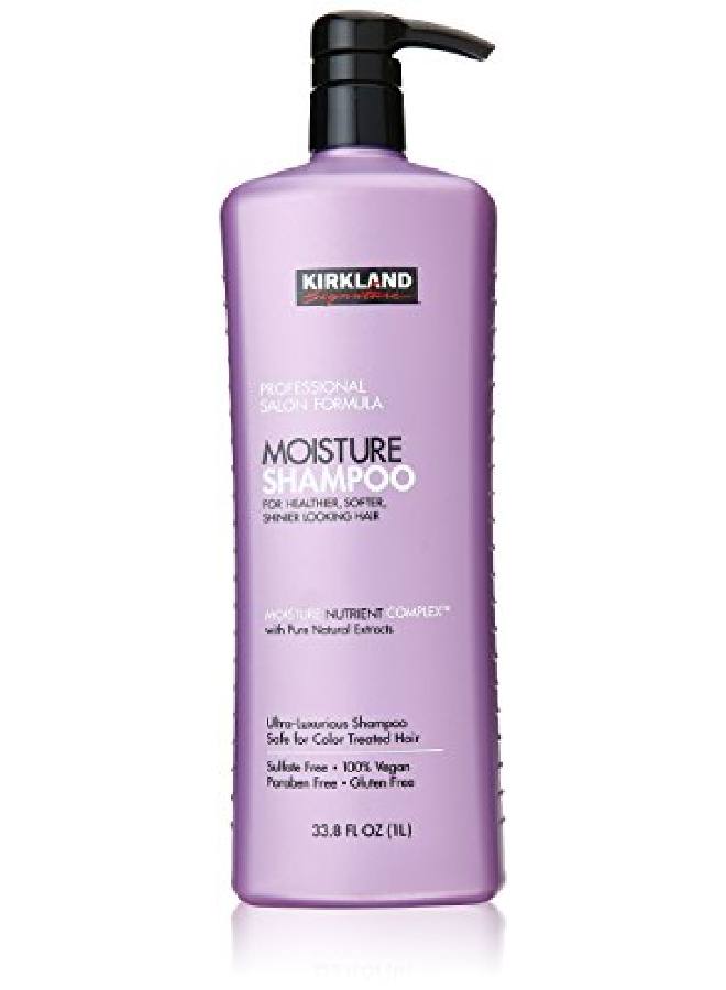 Kirkland Signature Professional Salon Formula Moisture Shampoo 33.8 Fl. Oz. (Pack of 2 Total 67.6 Fl.Oz Each 33.8 Fl. Oz.) - Image 1