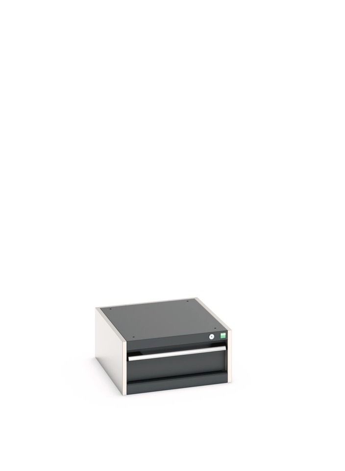 bott Bott cubio drawer cabinet with 1 drawer WxDxH: 525x650x250mm  - Image 1