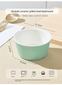 Bluejw Ramekins For Creme Brulee, Porcelain Ramekins Oven Safe, Classic Style Ramekins For Baking, Souffle Ramekins Bowls, Set Of 6  - Image 1