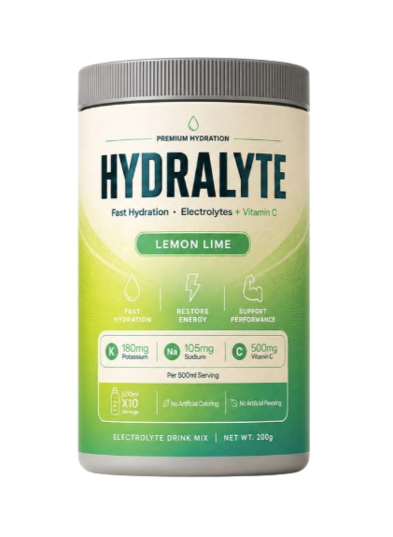Hydralyte Vitamin C Plus Electrolyte Hydration Sports Drink Powder - Image 1