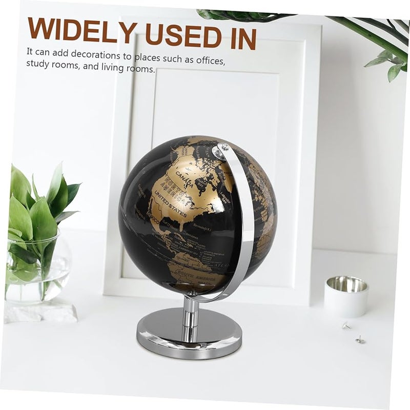 Floating World Globe Decorative Stand Educational Tool For Home Office School Decor - Image 4