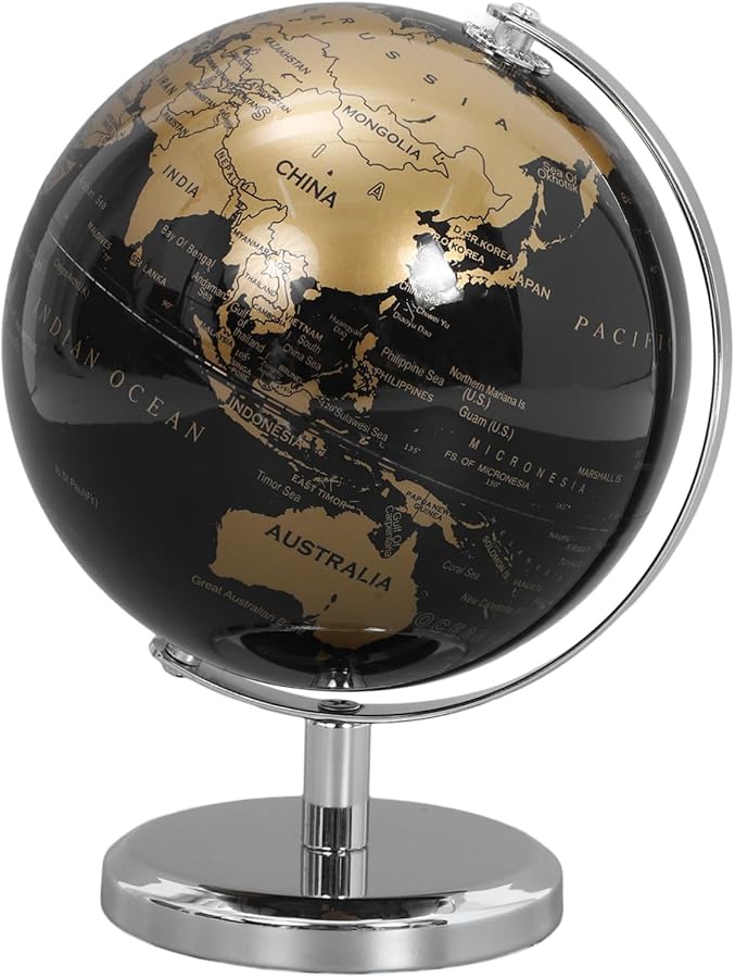 Floating World Globe Decorative Stand Educational Tool For Home Office School Decor - Image 2