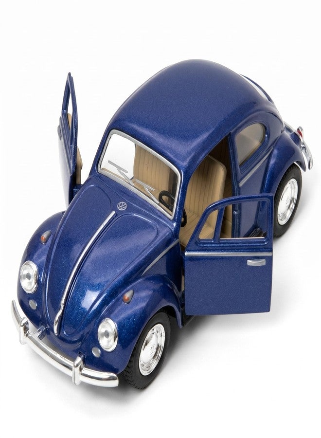 Wizplex Kinsmart Volkswagen Beetle Classic 1:36 Scale Officially Licensed Die-Cast Metal Car Model — Pull-Back Action Openable Doors Vintage Collectible Toy - Image 2