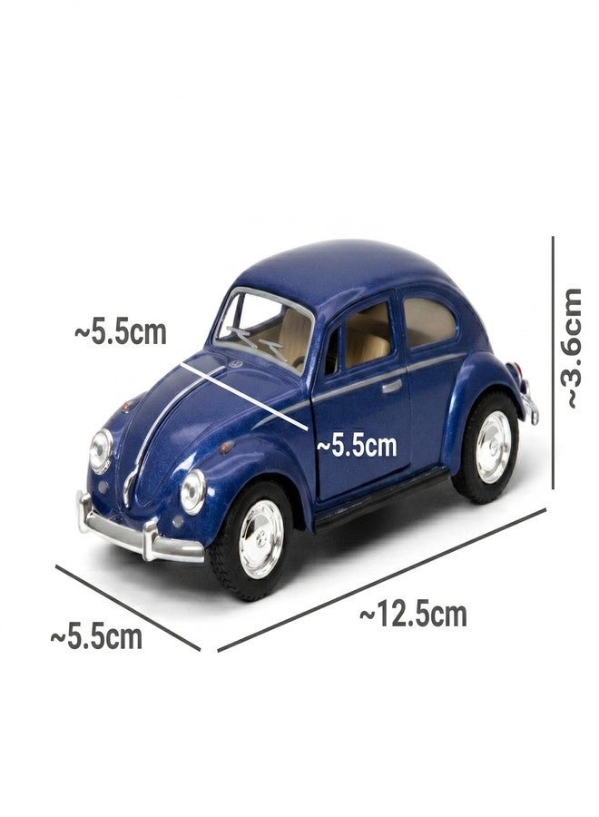 Wizplex Kinsmart Volkswagen Beetle Classic 1:36 Scale Officially Licensed Die-Cast Metal Car Model — Pull-Back Action Openable Doors Vintage Collectible Toy - Image 4