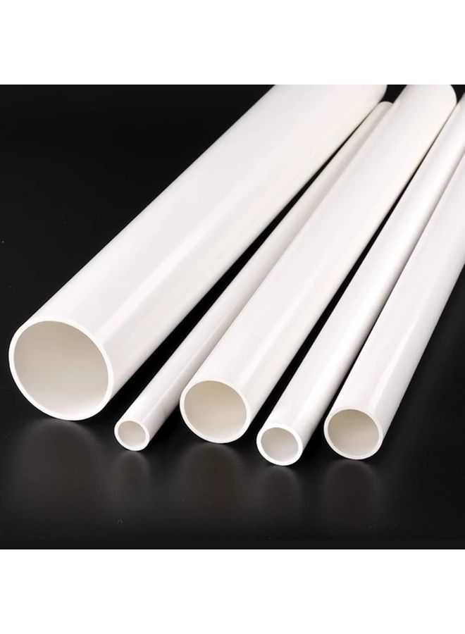 أنبوب PVC، أنبوب مياه، دفيئة منزلية الصنع، حديقة، مزرعة، ورشة عمل، أنبوب بلاستيكي صلب أبيض من درجة الأثاث، أنبوب دائري عالي الصدمات للصرف، مقاس 16 × 12 × 200 مم. - Image 4