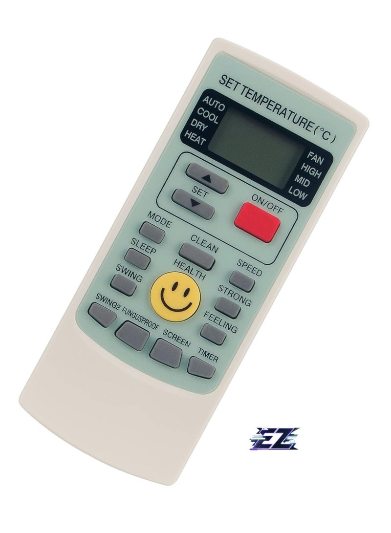 ELTRAZONE Replacement Remote Control YKR-H/209E for AUX Air Conditioner YK-H/009E – Includes Battery - Image 2