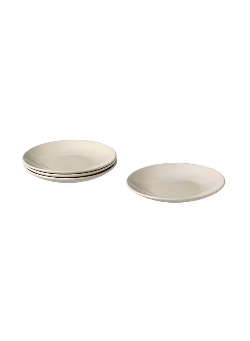 Side plate glossy beige 20 cm - Image 1