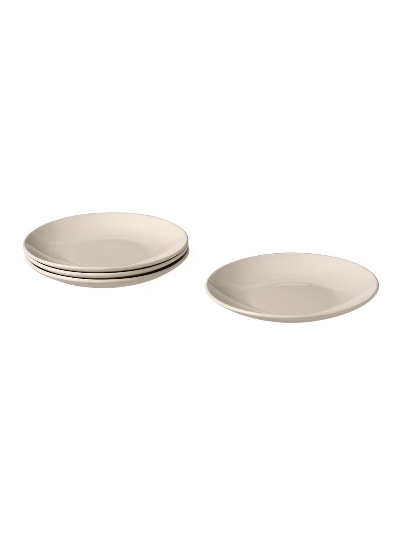 Side plate glossy beige 20 cm - Image 3