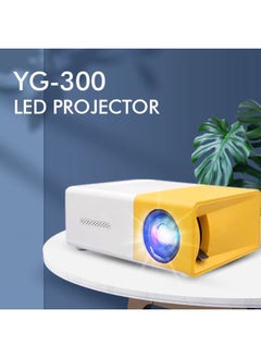 Enjoylifeme YG300 Portable QVGA LED 400 Lumens Projector With Remote Control YG300 White/Yellow  - Image 3