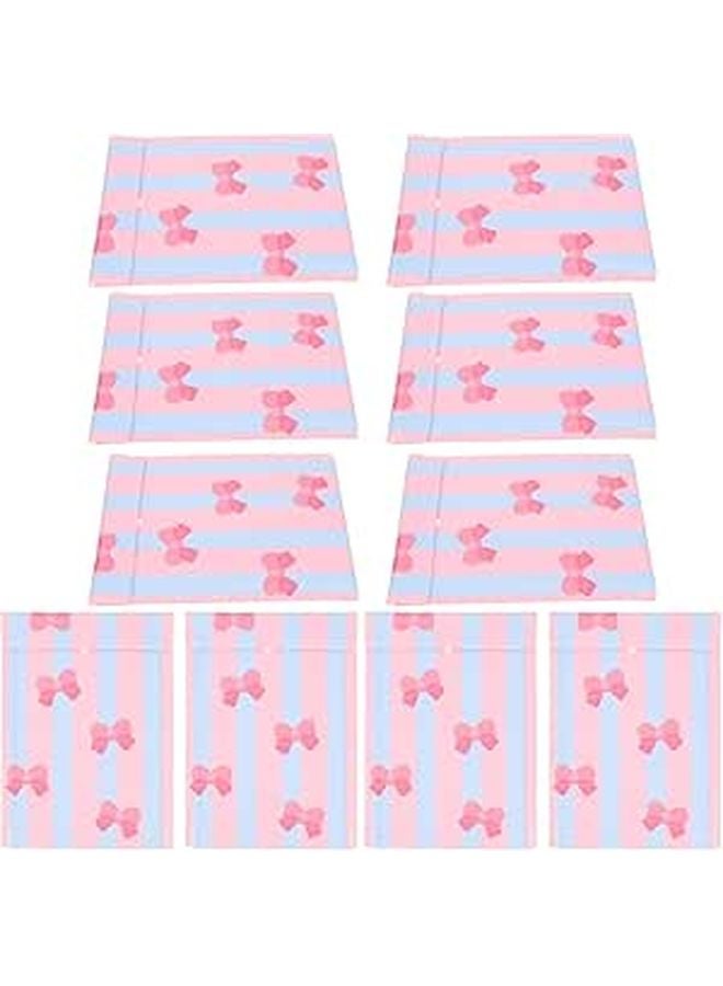 Pink Bow Adhesive Mailer Bags 10pcs 150x240mm Shockproof Bubble Padded Shipping Envelopes - Image 1