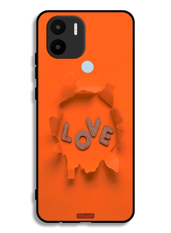Tolwak Xiaomi Redmi A1 Plus Protective Case Cover Love - Image 2